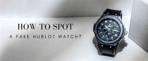 hublot echtheit erkennen|how to spot a Hublot.